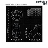 Addicted Toys Locked - Unbroken den Peniskäfig 9,8 cm
