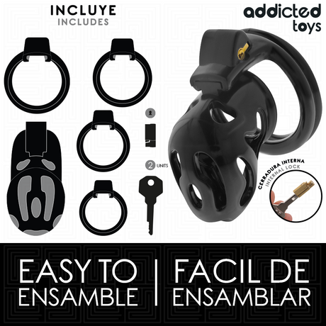 Addicted Toys Locked - Versiegelter Peniskäfig 8 cm