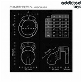 Addicted Toys Locked - Chastity Depths Peniskäfig 7,5 cm