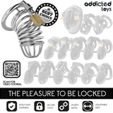 Addicted Toys Locked - Iron Cell Metall-Peniskäfig 4 cm Grösse S