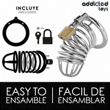 Addicted Toys Locked - Iron Cell Metall-Peniskäfig 5 cm Grösse L