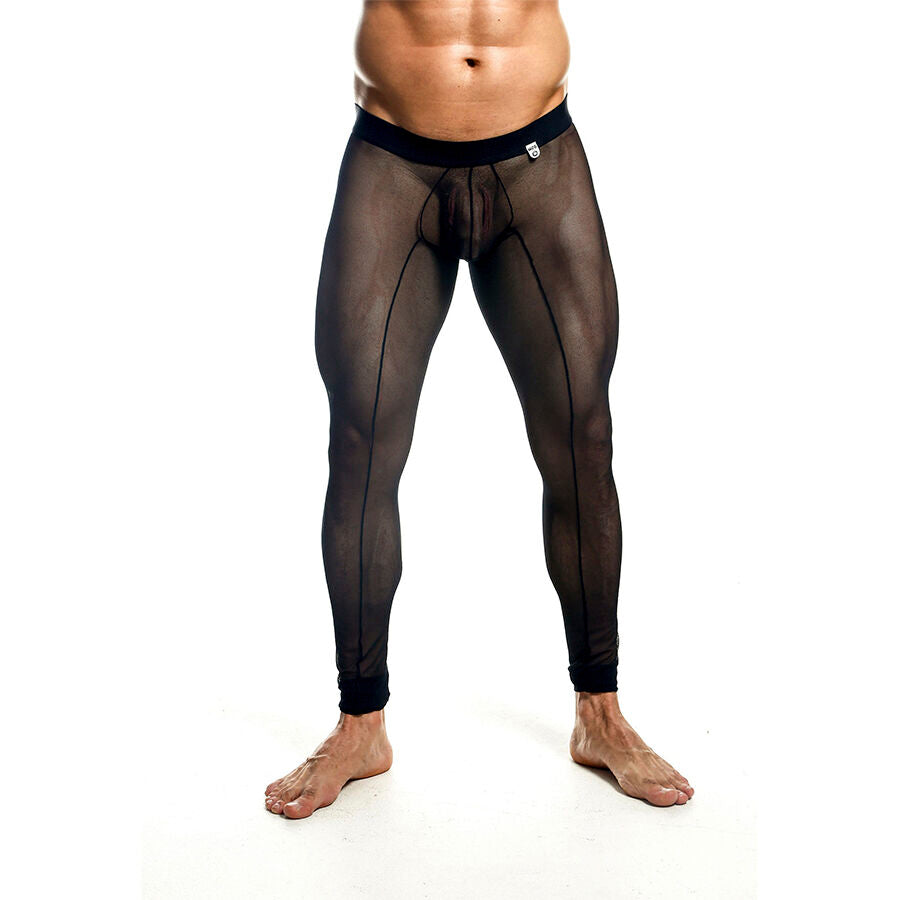 Mob - Schwarze Transparente Strumpfhosen Grösse XL