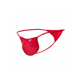 Mob - Roter Mikrofaser-V-String Grösse L/XL