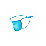 Mob - Transparenter T-Förmiger Tanga Aqua Grösse L/XL