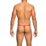 Mob - Roter T-Förmiger Transparenter Tanga Grösse S/M