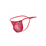 Mob - Roter T-Förmiger Transparenter Tanga Grösse S/M
