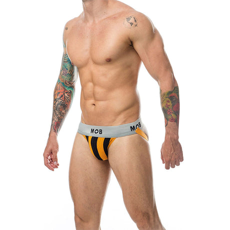 Mob - Classic Jock Stripe Orange Grösse S