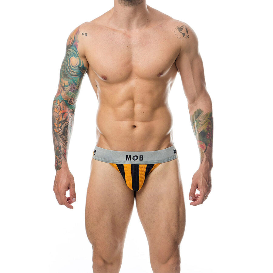 Mob - Classic Jock Stripe Orange Grösse L