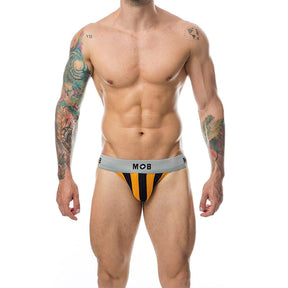 Mob - Classic Jock Stripe Orange Grösse XL