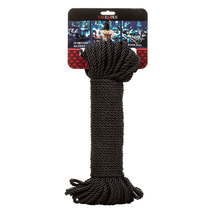 Calexotics - Scandal Schwarzes BDSM-Seil 50 M