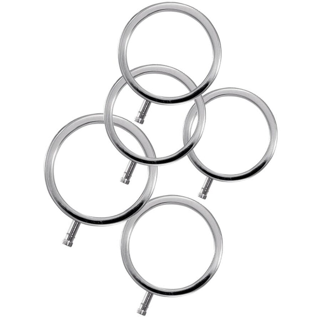 Electrastim - Electrarings Metall-Penisringe 5er-Pack