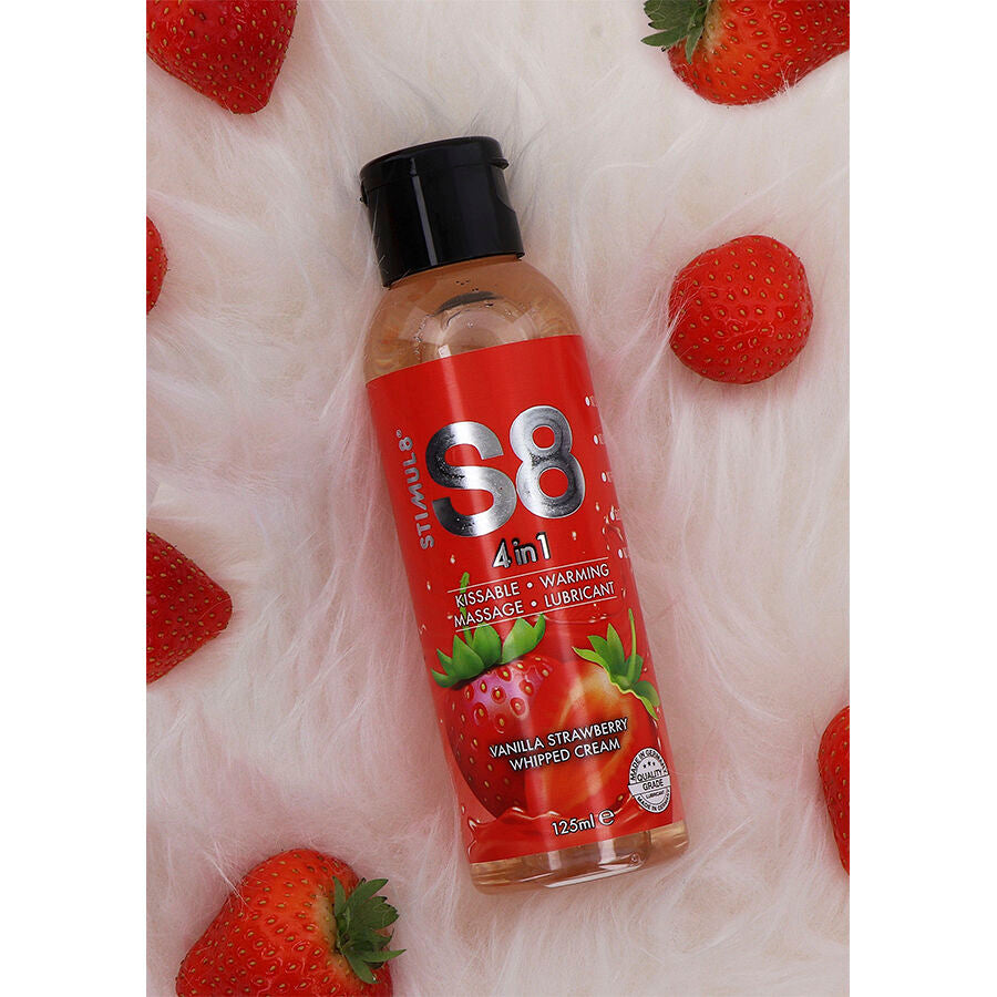 Stimul8 - S8 4 in 1 Erdbeer-Dessert-Gleitmittel 125 ml