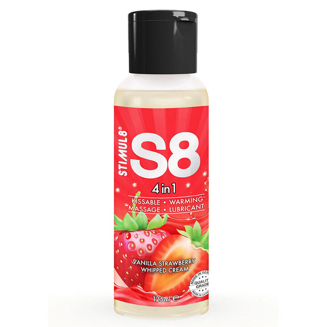 Stimul8 - S8 4 in 1 Erdbeer-Dessert-Gleitmittel 125 ml