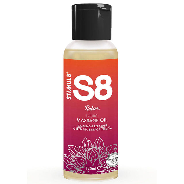 Stimul8 - S8 Relax Grüner Tee Massageöl 125 ml