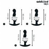 Addicted Toys - 3er-Set Analplug Modell 1