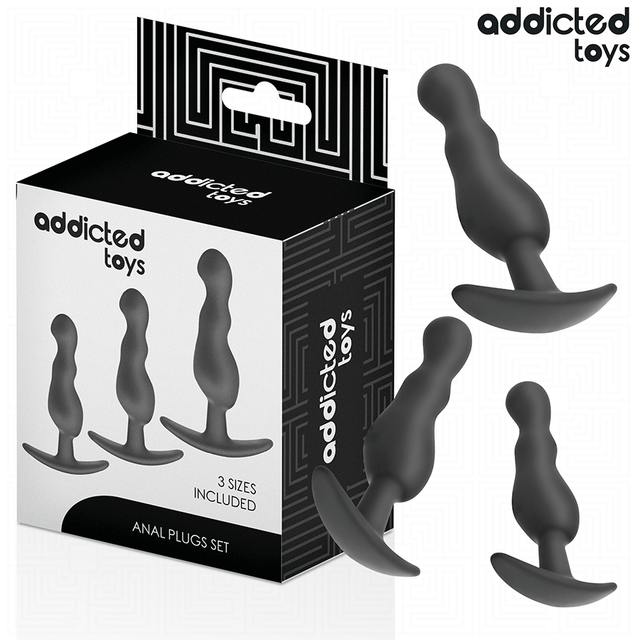 Addicted Toys - 3er-Set Analplug Modell 1