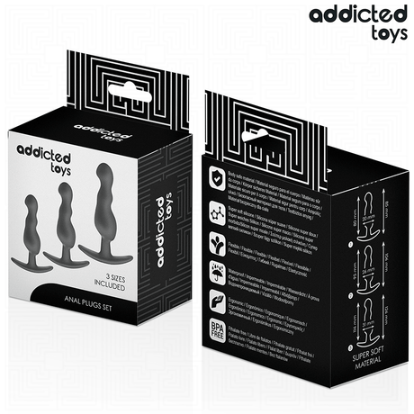 Addicted Toys - 3er-Set Analplug Modell 1