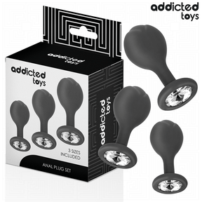 Addicted Toys - 3er-Set Analplug mit Juwel
