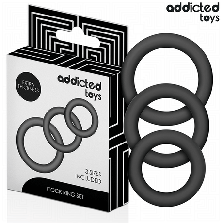 Addicted Toys - Set Silikonringe Modell 1