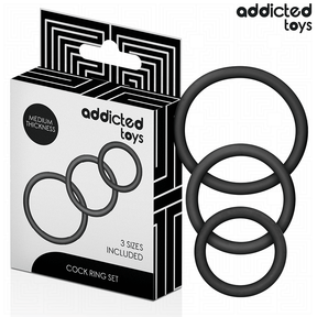 Addicted Toys - Set Silikonringe Modell 2