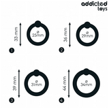 Addicted Toys - Set aus Druckringen aus Silikon
