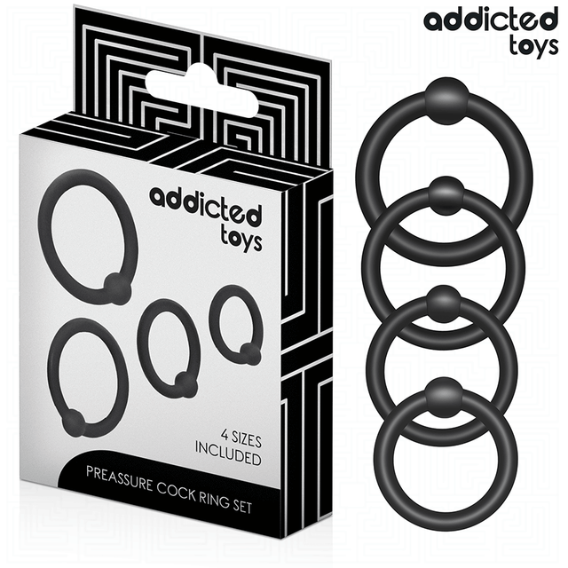 Addicted Toys - Set aus Druckringen aus Silikon