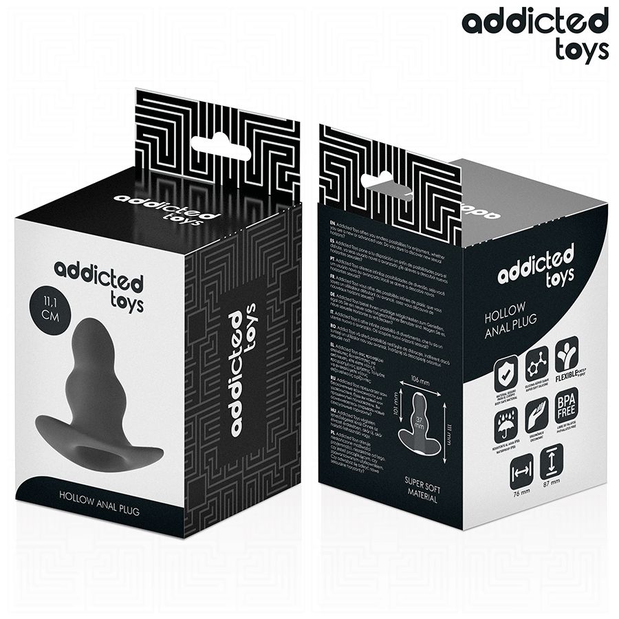 Addicted Toys - Hohl Anal Plug Grösse L 11,1 cm