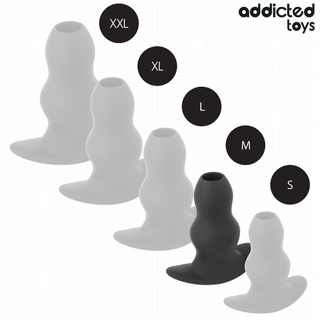 Addicted Toys - Hohl Anal Plug Grösse M 9,6 cm