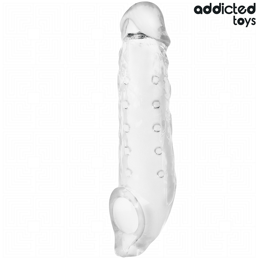 Addicted Toys - Transparente Penishülse Grösse M 27 cm