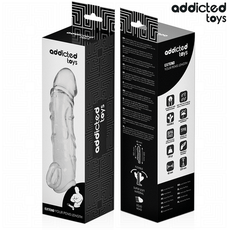 Addicted Toys - Transparente Penisverlängerung 27 cm