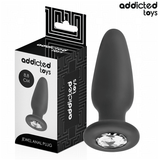 Addicted Toys - Anal Plug mit Juwel Grösse S 8,8 cm
