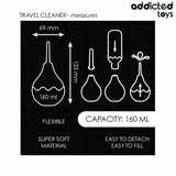 Addicted Toys - Reise-Analreiniger Grösse M 160 ml