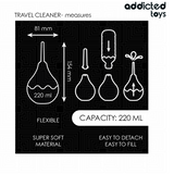 Addicted Toys - Reise-Analreiniger Grösse L 220 ml