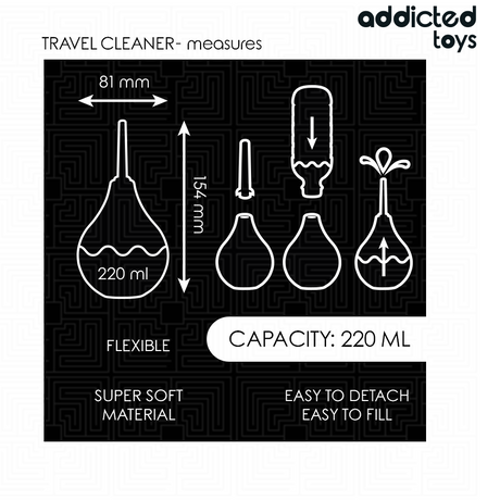 Addicted Toys - Reise-Analreiniger Grösse L 220 ml