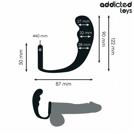 Addicted Toys - Analplug mit Ring Modell 4