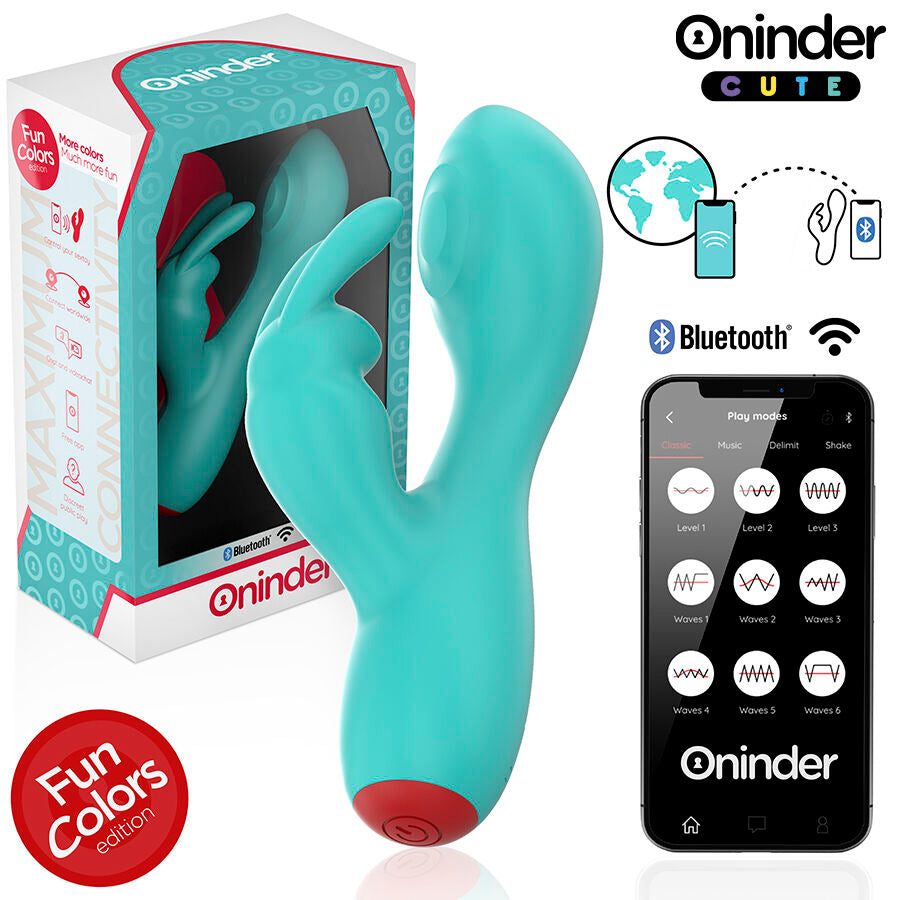 Oninder Cute - Love Bunny g-Spot Klitoralvibrator - Kostenlose Weltweite App