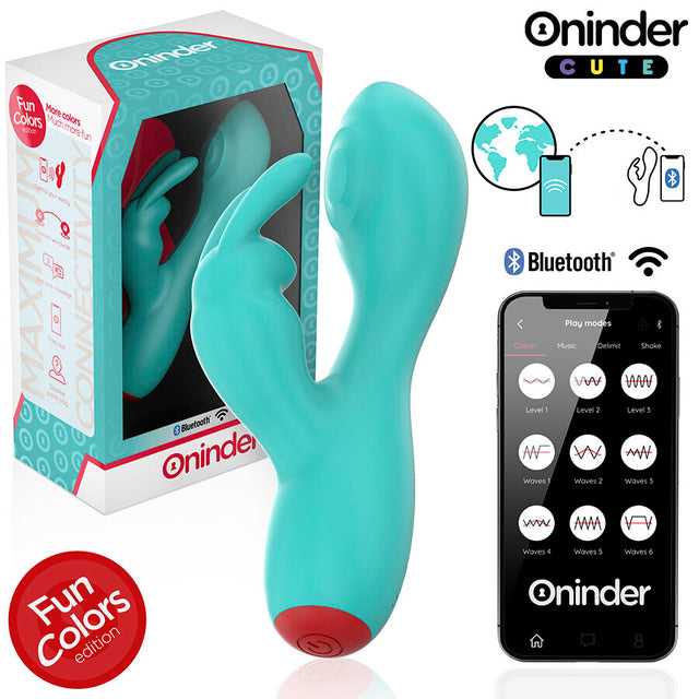 Oninder Cute - Love Bunny g-Spot Klitoralvibrator - Kostenlose Weltweite App
