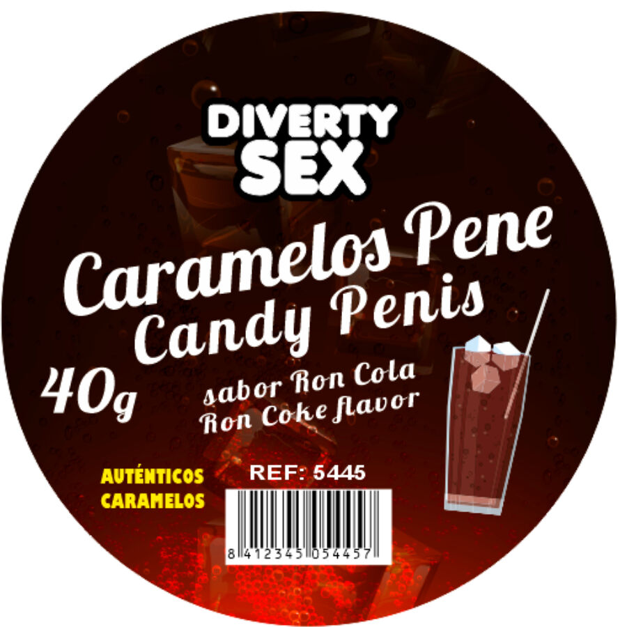 Diablo Picante – 20 Penis-Süssigkeiten mit Ron-Cola-Aroma