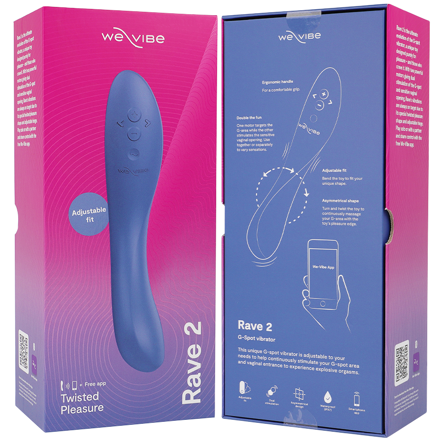 We-Vibe - Rave 2 g-Spot Vibrator Blau