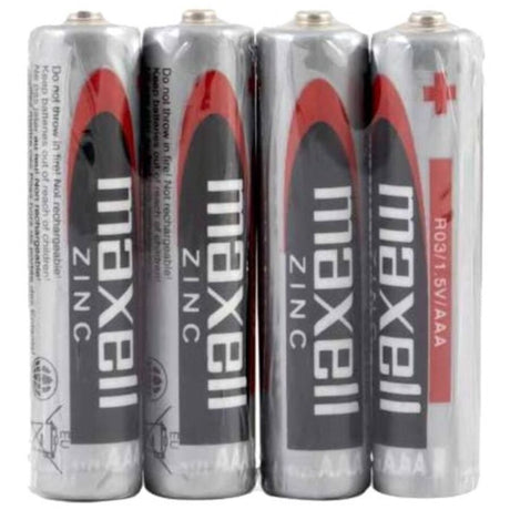 Maxell - Batterie Salina Manganeso Aaa R03 Einziehbar*4