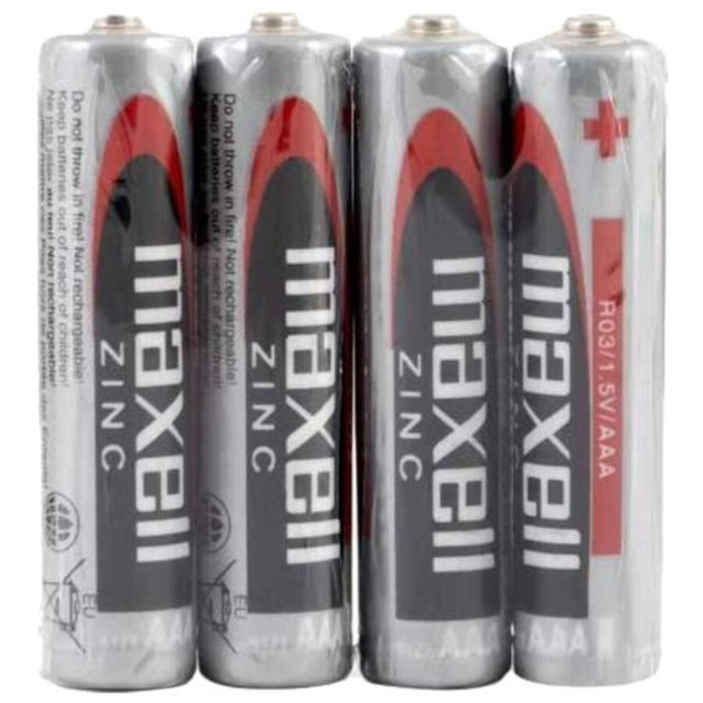 Maxell - Batterie Salina Manganeso Aaa R03 Einziehbar*4