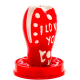 Condomerie - Handbemalte Neuheitskondome Herz - Ich Liebe Dich Modell 1