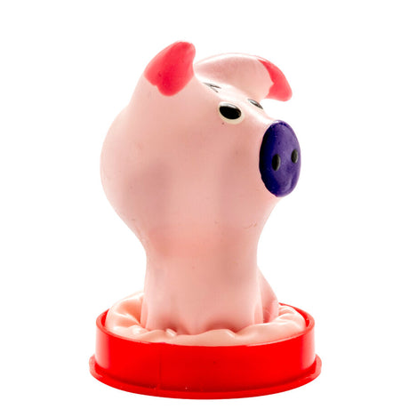 Condomerie - Handbemalte Neuheitskondome Schweinekopf