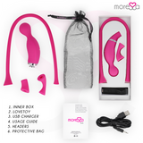 Moressa - Kirk Duo Suction + Multi-Performance Massager Premium Silikon Wiederaufladbar