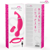 Moressa - Kirk Duo Suction + Multi-Performance Massager Premium Silikon Wiederaufladbar