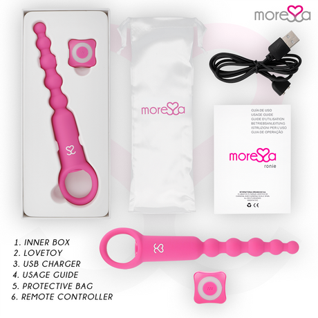 Moressa - Ronie Fernbedienung Analvergnügen Rosa