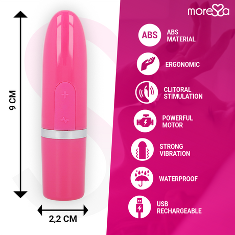Moressa - Ivy Vibrator Stimulator Reise Rosa