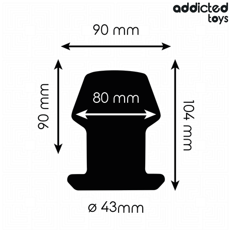 Addicted Toys - Extrem Hohl Anal Plug Grösse L 10,4 cm