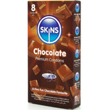 Skins - Schokolade Premium-Kondome Packung 8