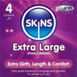 Skins - Extra Grosse Premium-Kondome Packung 4